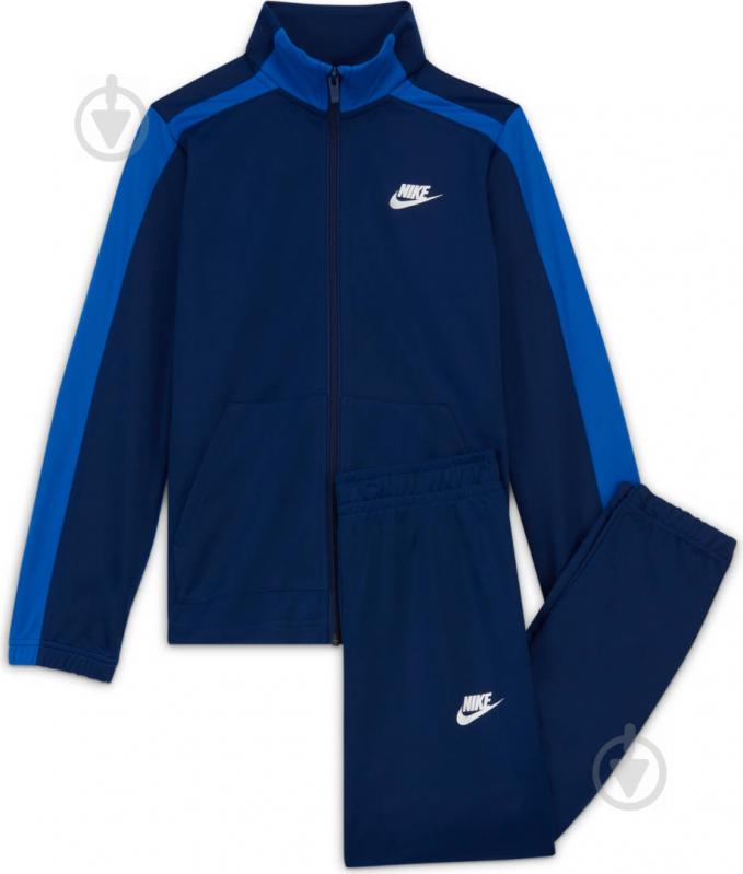 Nike blue poly store tracksuit