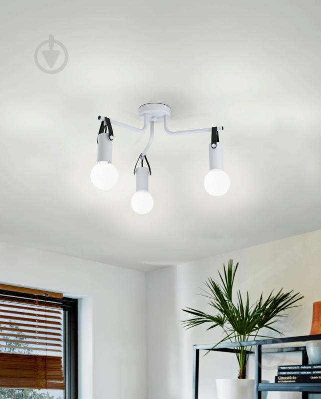 Люстра подвесная Eglo APRICALE 3xE27 серый 98281 - фото 2 Люстра подвесная Eglo APRICALE 3xE27 серый 98281 - фото 2