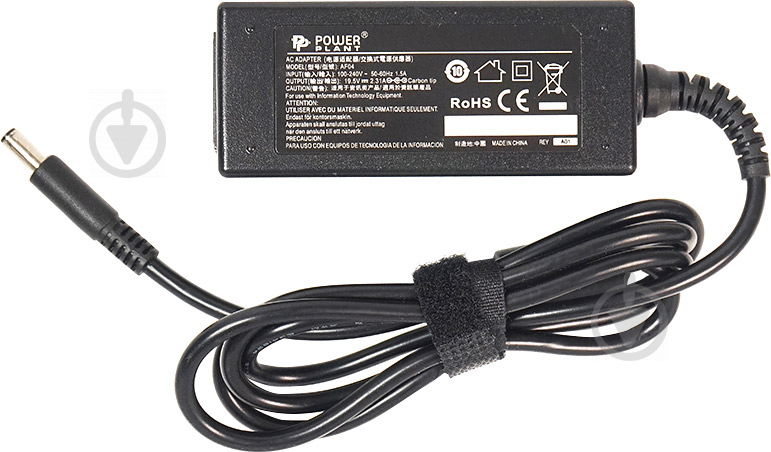 Блок живлення PowerPlant DE45G4527 для Dell 220V 19,5V 45W 2,31A (4,5х2,7 pin) - фото 1