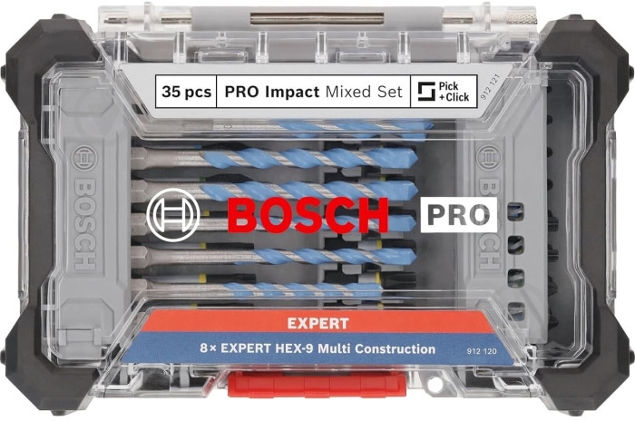 ᐉ Набор бит и сверл Bosch Pro Impact Mixed Set 35 шт. 2608521U82 ᐉ Набор бит и сверл Bosch Pro Impact Mixed Set 35 шт. 2608521U82