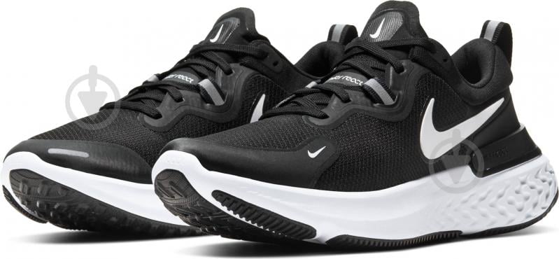 Кросівки чоловічі Nike REACT MILER CW1777-003 р.47,5 чорні - фото 1