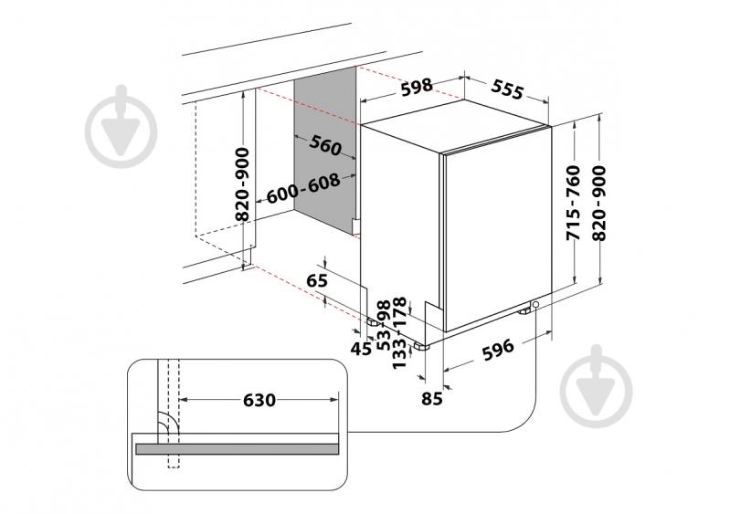 Встраиваемая посудомоечная машина Hotpoint HM7 42 L - фото 3