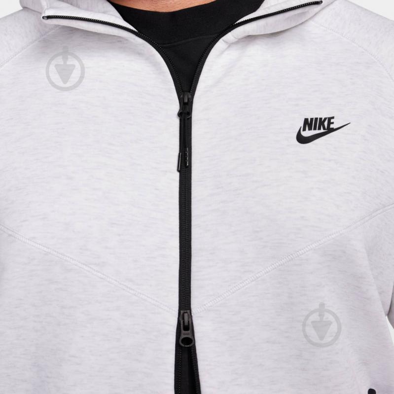 Джемпер Nike M NK TCH FLC FZ WR HOODIE FB7921-051 р.L белый - фото 14