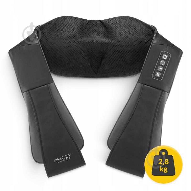 Масажер 4fizjo Shiatsu Pro+ для шиї та спини Black/Grey (P-5907739319067) - фото 7