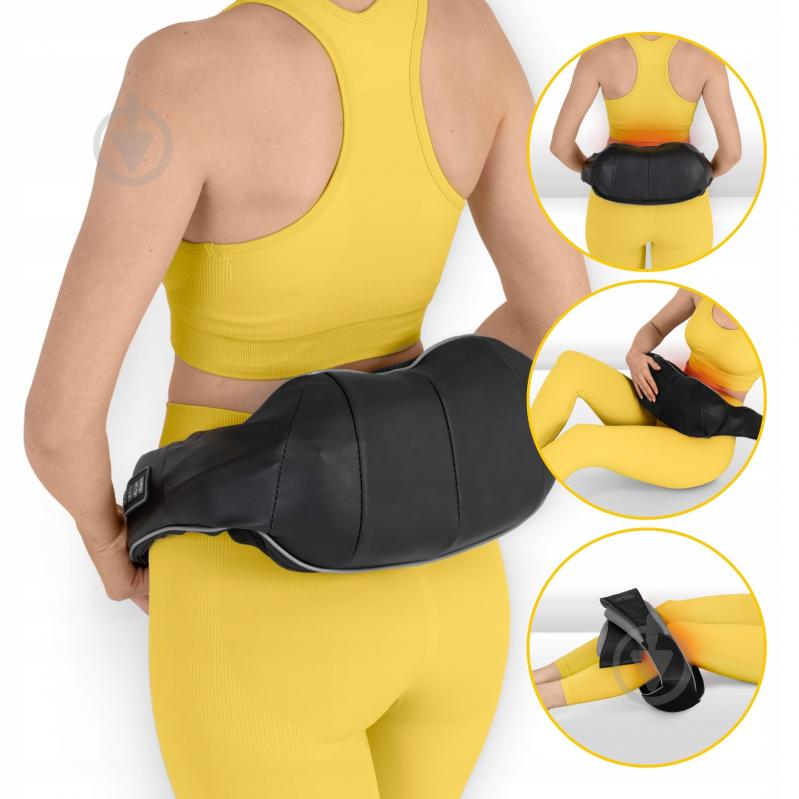 Масажер 4fizjo Shiatsu Pro+ для шиї та спини Black/Grey (P-5907739319067) - фото 9