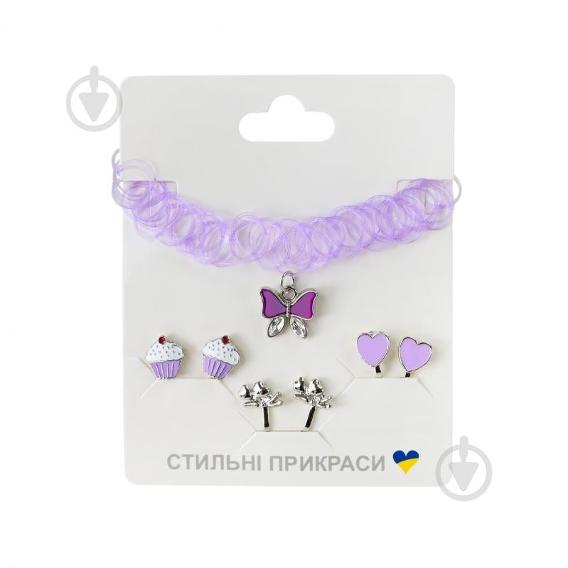 Набор украшений Shantou серьги и чокер B4355 - фото 4