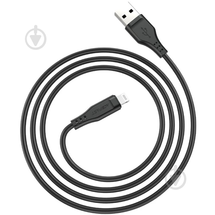 Кабель Acefast 1,2 м чорний (6974316280828) - фото 3