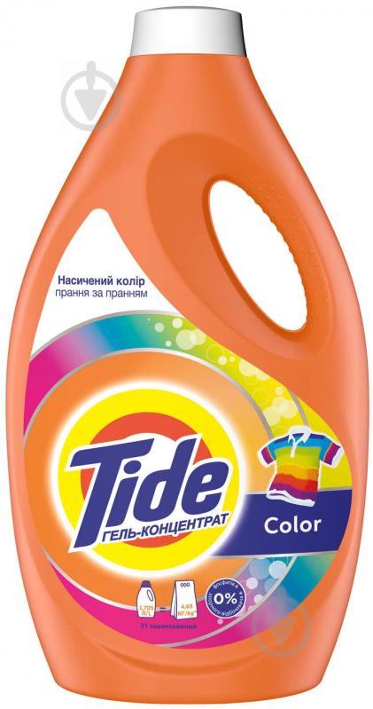 Гель для машинного та ручного прання Tide Color 1,705 л - фото 1