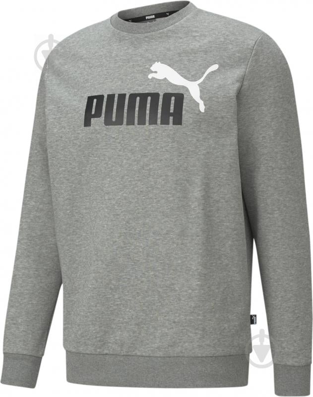 Джемпер Puma ESS+ 2 COL BIG LOGO CREW FL 58676203 р.2XL сірий - фото 1