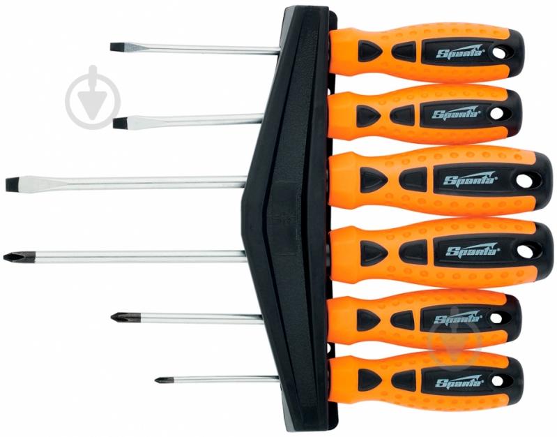 ۶ৎページ ᐉ Набор отверток Sparta POINT 6шт. 11782 • Купить в Киеве