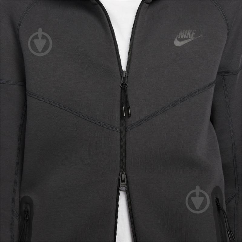 Джемпер Nike M NK TCH FLC FZ WR HOODIE FB7921-060 р.2XL сірий - фото 4