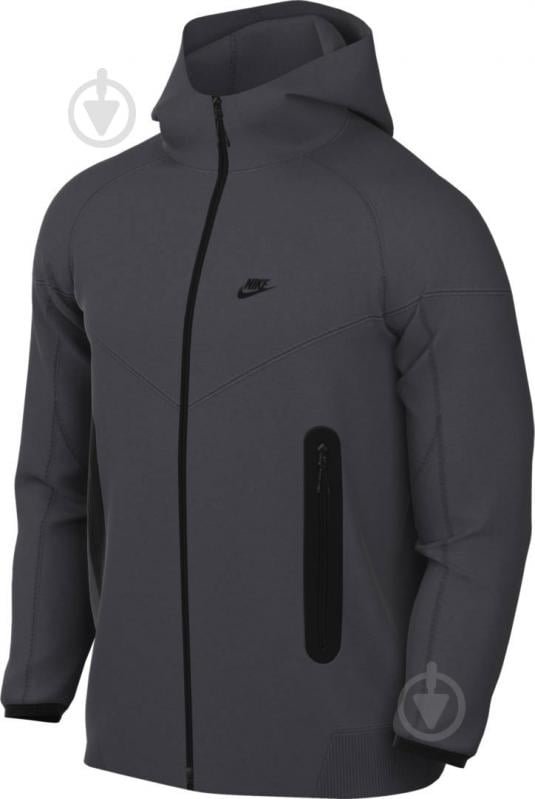 Джемпер Nike M NK TCH FLC FZ WR HOODIE FB7921-060 р.M сірий - фото 17