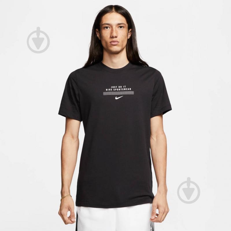 Футболка Nike M NSW DNA SS TEE CW2373-010 р.S черный - фото 2