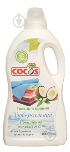 Гель для машинной и ручной стирки Cocos детский из омыленного кокосового масла 1 л - фото 1