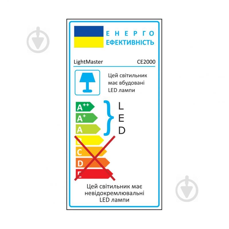 Светильник светодиодный LightMaster CE2000 Prima-R 18 Вт белый 5000 К - фото 2