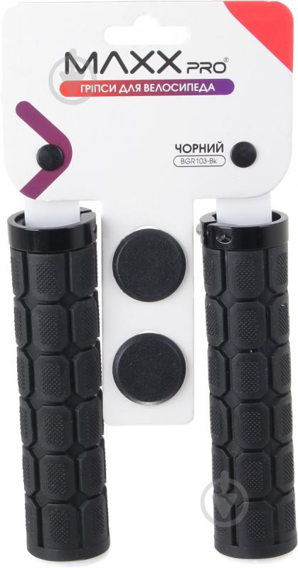 Грипси велосипедні MaxxPro BGR103-Bk чорний - фото 4