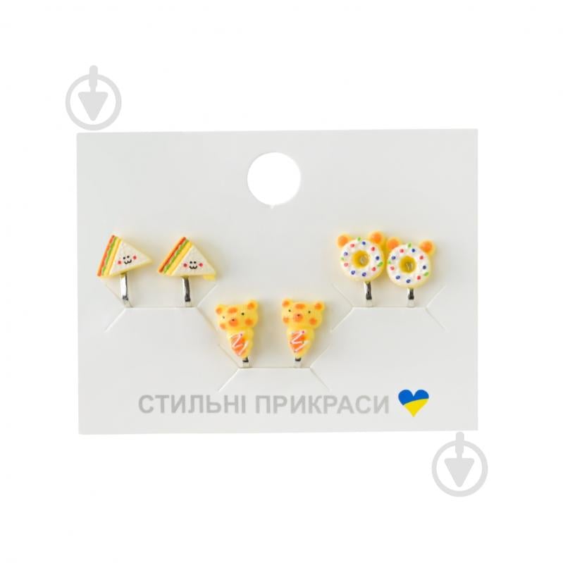 Набор украшений Shantou серьги-клипсы B4356 - фото 5 Набор украшений Shantou серьги-клипсы B4356 - фото 5