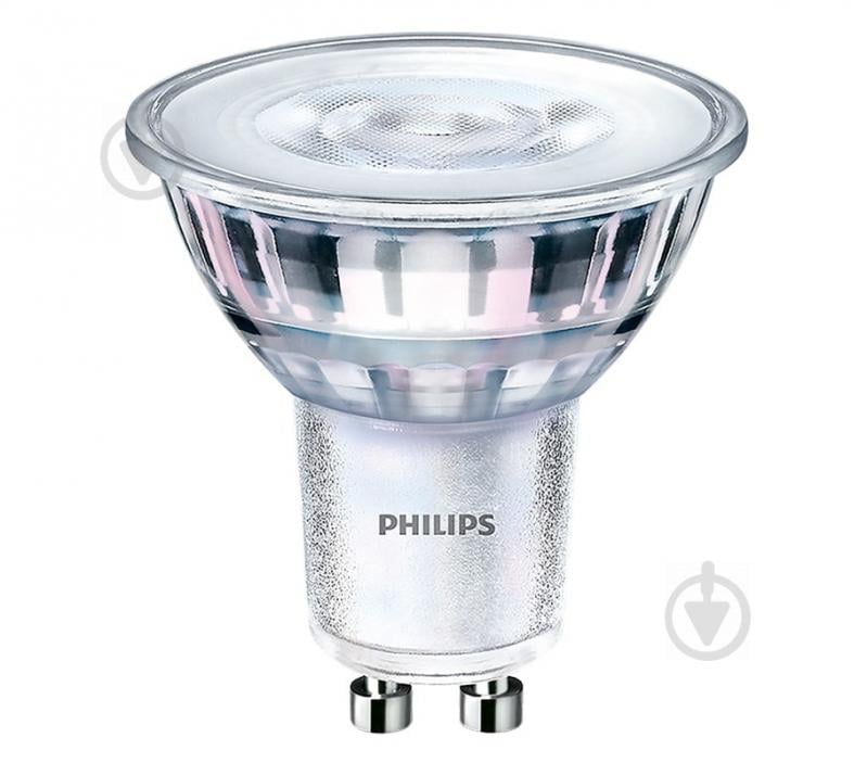 Лампа світлодіодна Philips CorePro LEDspot 36D DIM 5 Вт MR16 прозора GU10 220 В 3000 К 929001364202 - фото 1