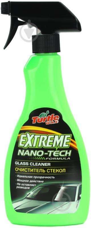 Очисник скла TURTLE WAX NANO EXTREME GLASS CLEAN 500 мл - фото 1