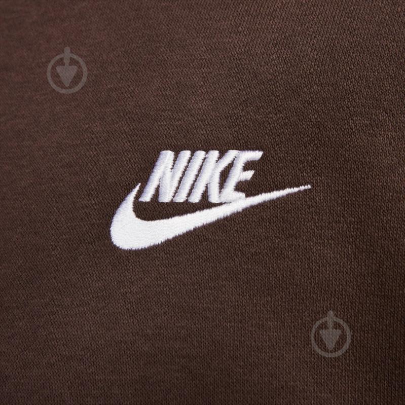 Джемпер Nike M NSW CLUB HOODIE PO BB BV2654-237 р.2XL коричневий - фото 5