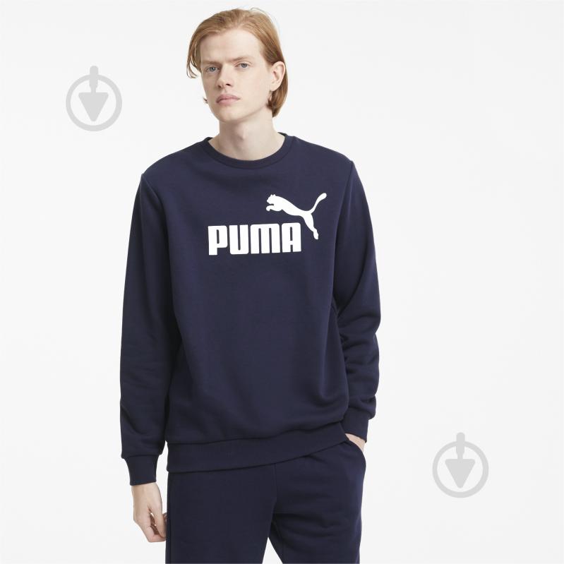 Джемпер Puma ESS Big Logo Crew 58667806 р. S синій - фото 3