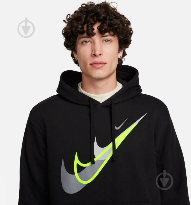 Джемпер Nike M NSW SI PO HOODIE BB FZ0201-010 р.L черный - фото 3