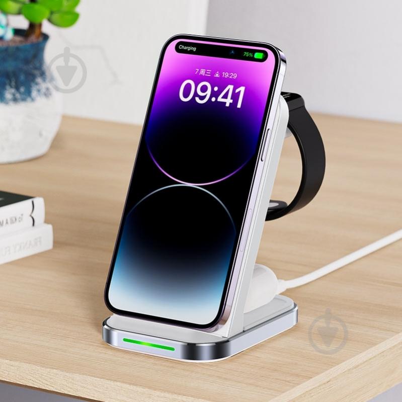 Зарядное устройство Acefast Wireless QI 3in1 15W E15 Acefast - фото 7