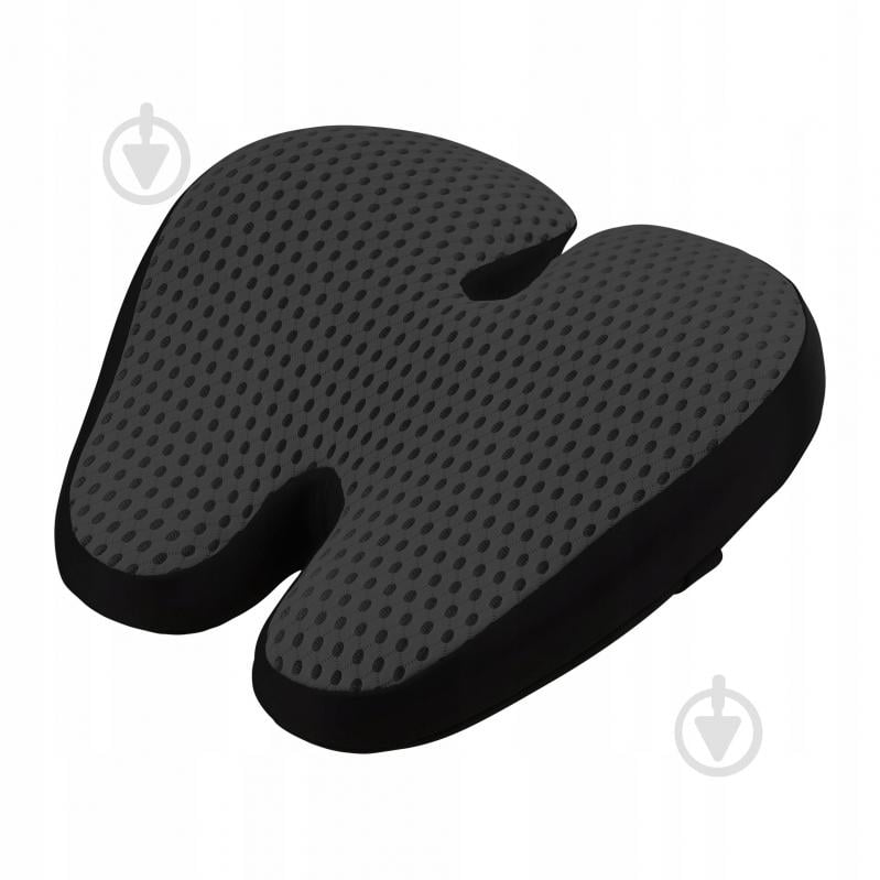 Подушка ортопедическая для спины 41x40 см Black (P-5907739318763) 4fizjo 41x40 см черный - фото 3