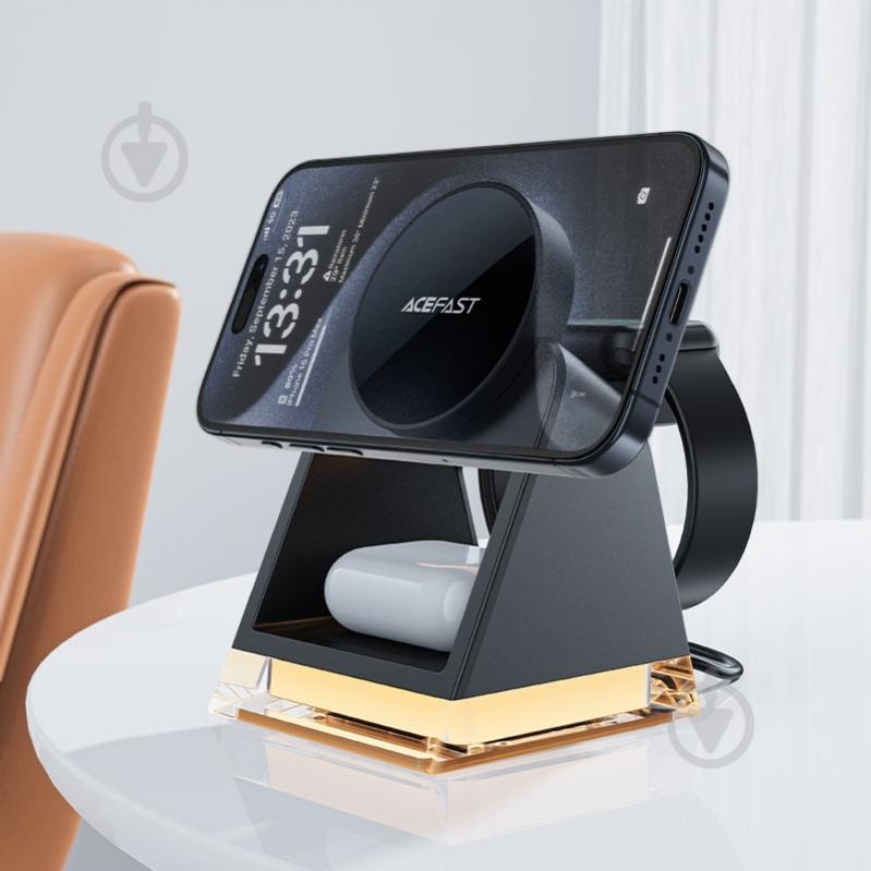 Зарядний пристрій Acefast Wireless QI 3in1 15W E17 Acefast - фото 6 Зарядний пристрій Acefast Wireless QI 3in1 15W E17 Acefast - фото 6