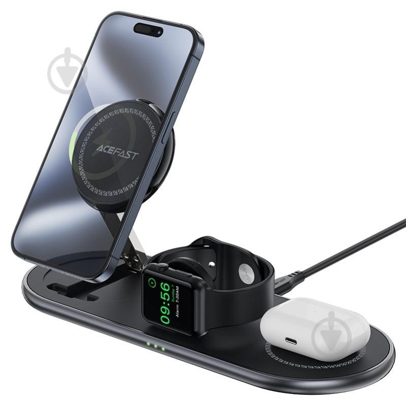 Зарядное устройство Acefast Wireless QI 3in1 15W E19 Qi2 - фото 4 Зарядное устройство Acefast Wireless QI 3in1 15W E19 Qi2 - фото 4