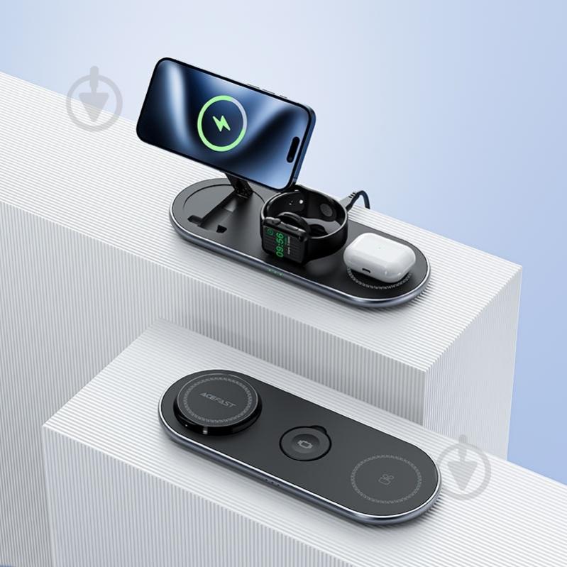 Зарядное устройство Acefast Wireless QI 3in1 15W E19 Qi2 - фото 7 Зарядное устройство Acefast Wireless QI 3in1 15W E19 Qi2 - фото 7
