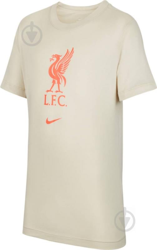 Футболка Nike LFC B NK TEE EVERGREEN CREST CZ8249-238 р.XS бежевый - фото 1