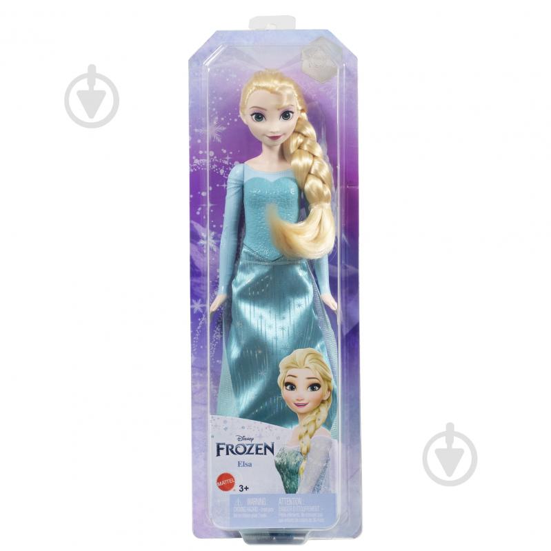 Кукла DISNEY FROZEN Эльза из м/ф Холодное сердце в платье со шлейфом HLW47 - фото 4