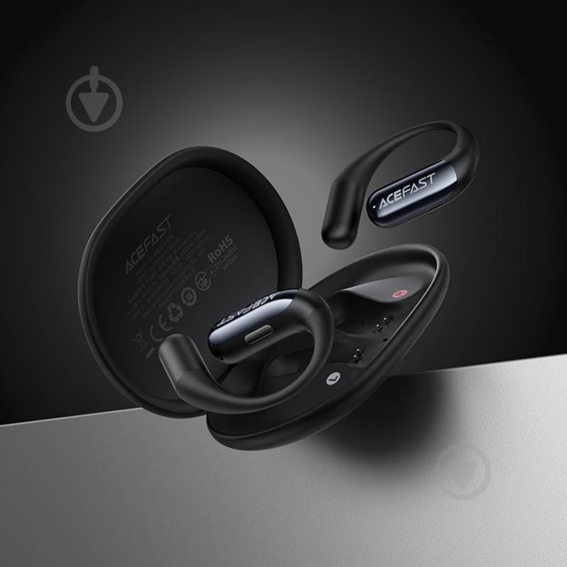 Bluetooth-гарнітура Acefast FA002 black (6974316283621) - фото 4