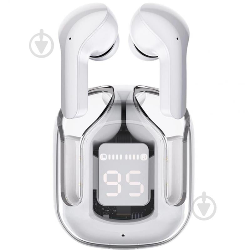 Bluetooth-гарнитура Acefast T6 white (6974316281580) - фото 1 Bluetooth-гарнитура Acefast T6 white (6974316281580) - фото 1