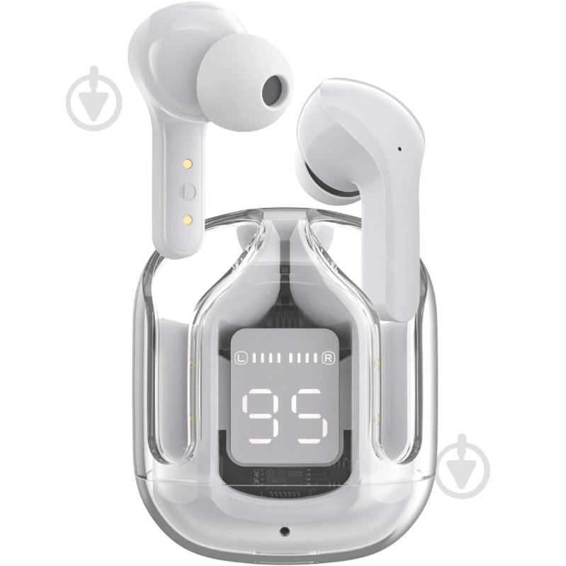 Bluetooth-гарнитура Acefast T6 white (6974316281580) - фото 2 Bluetooth-гарнитура Acefast T6 white (6974316281580) - фото 2