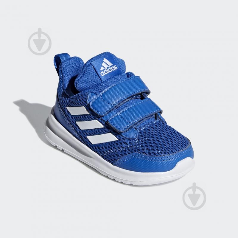 Кросівки для хлопчиків демісезонні Adidas AltaRun CF I CG6818 сині - фото 4