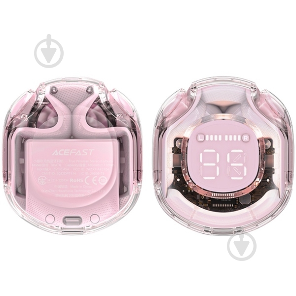 Bluetooth-гарнитура Acefast T8 pink (6974316282242) - фото 2