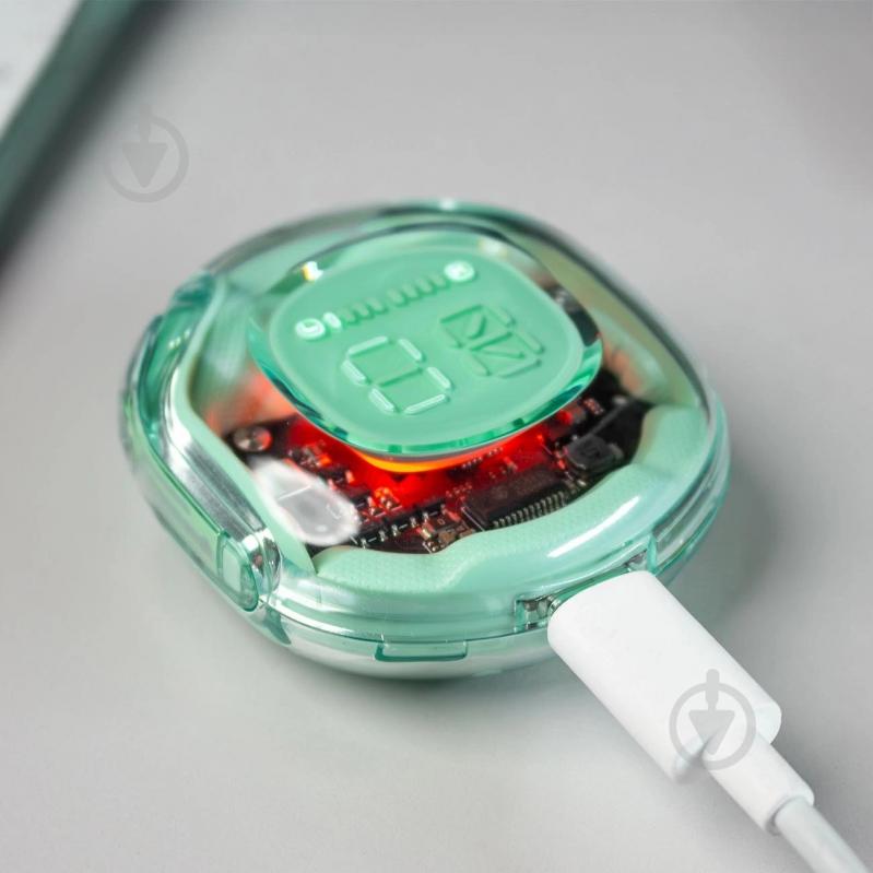 Bluetooth-гарнитура Acefast T8 green (6974316282259) - фото 5