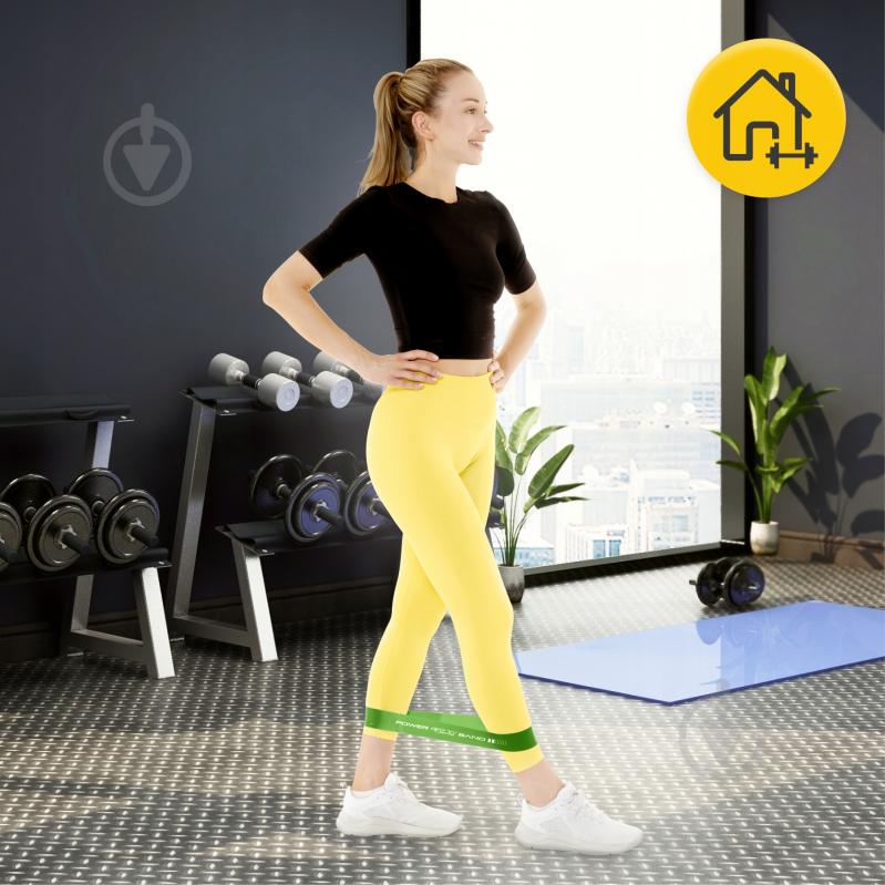 Резинка для фитнеса 4fizjo Mini Power Band 1 мм 10-15 кг (P-5907222931615) 4FJ0012 зелено-оливковый - фото 5 Резинка для фитнеса 4fizjo Mini Power Band 1 мм 10-15 кг (P-5907222931615) 4FJ0012 зелено-оливковый - фото 5