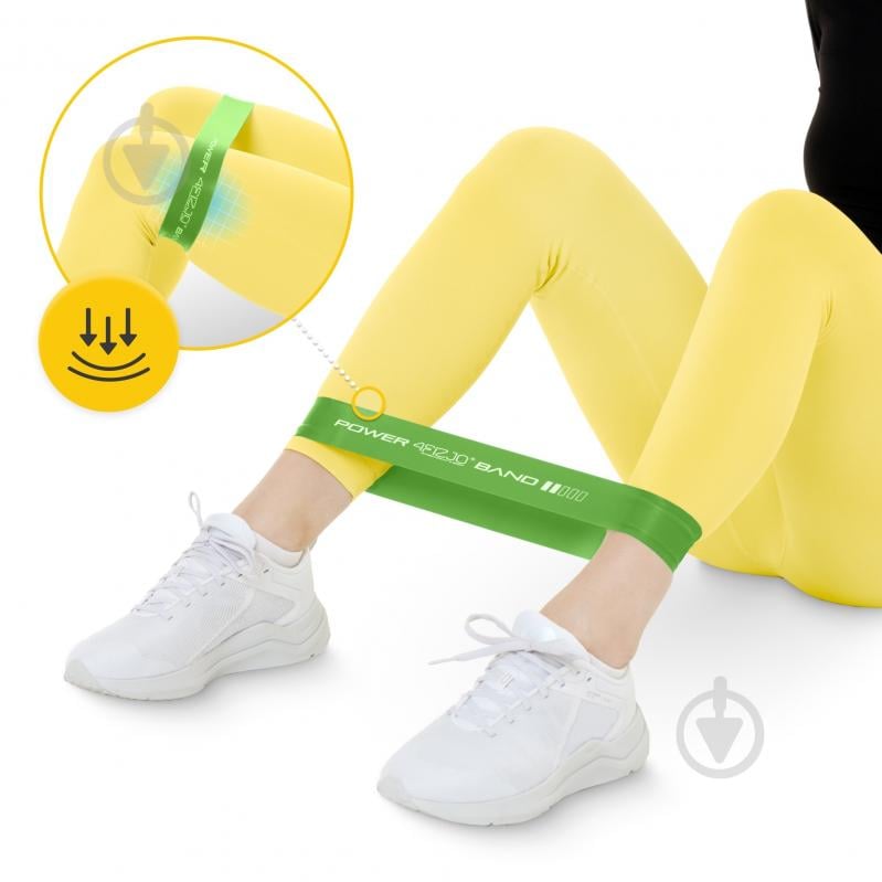 Резинка для фитнеса 4fizjo Mini Power Band 1 мм 10-15 кг (P-5907222931615) 4FJ0012 зелено-оливковый - фото 4 Резинка для фитнеса 4fizjo Mini Power Band 1 мм 10-15 кг (P-5907222931615) 4FJ0012 зелено-оливковый - фото 4