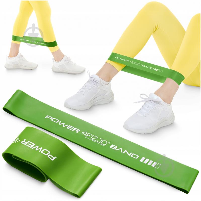 Резинка для фитнеса 4fizjo Mini Power Band 1 мм 10-15 кг (P-5907222931615) 4FJ0012 зелено-оливковый - фото 1 Резинка для фитнеса 4fizjo Mini Power Band 1 мм 10-15 кг (P-5907222931615) 4FJ0012 зелено-оливковый - фото 1