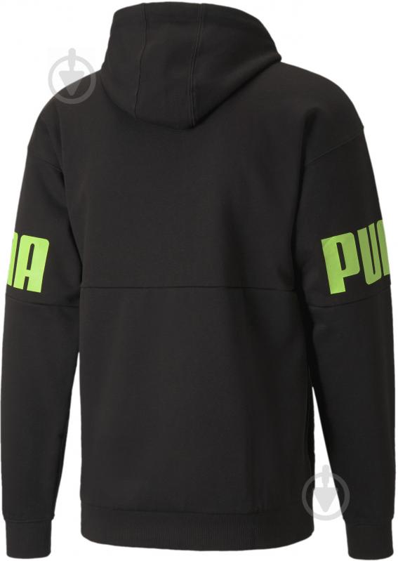 Худи Puma POWER Colorblock Hoodie 84610351 р. L черный - фото 2