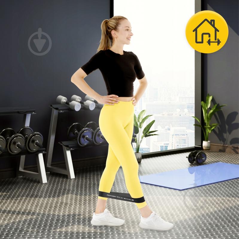 Резинка для фитнеса 4fizjo Mini Power Band 1,2 мм 15-20 кг (P-5907222931622) 4FJ0013 черный - фото 9