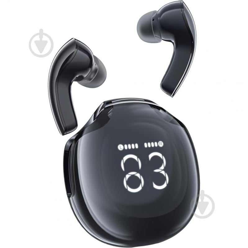 Bluetooth-гарнітура Acefast T9 black (6974316282570) - фото 2