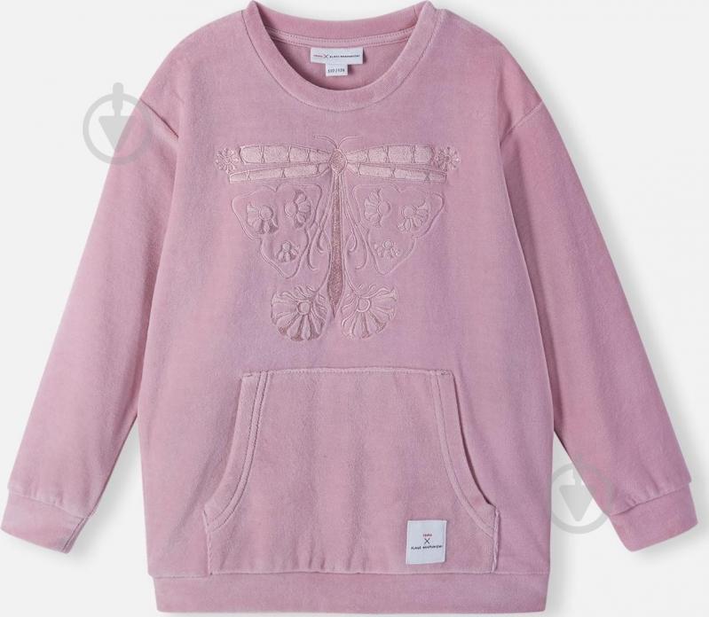 Джемпер для девочки Reima Siipipari р.122-128 розовый 5200142A-4550 - фото 1 Джемпер для девочки Reima Siipipari р.122-128 розовый 5200142A-4550 - фото 1