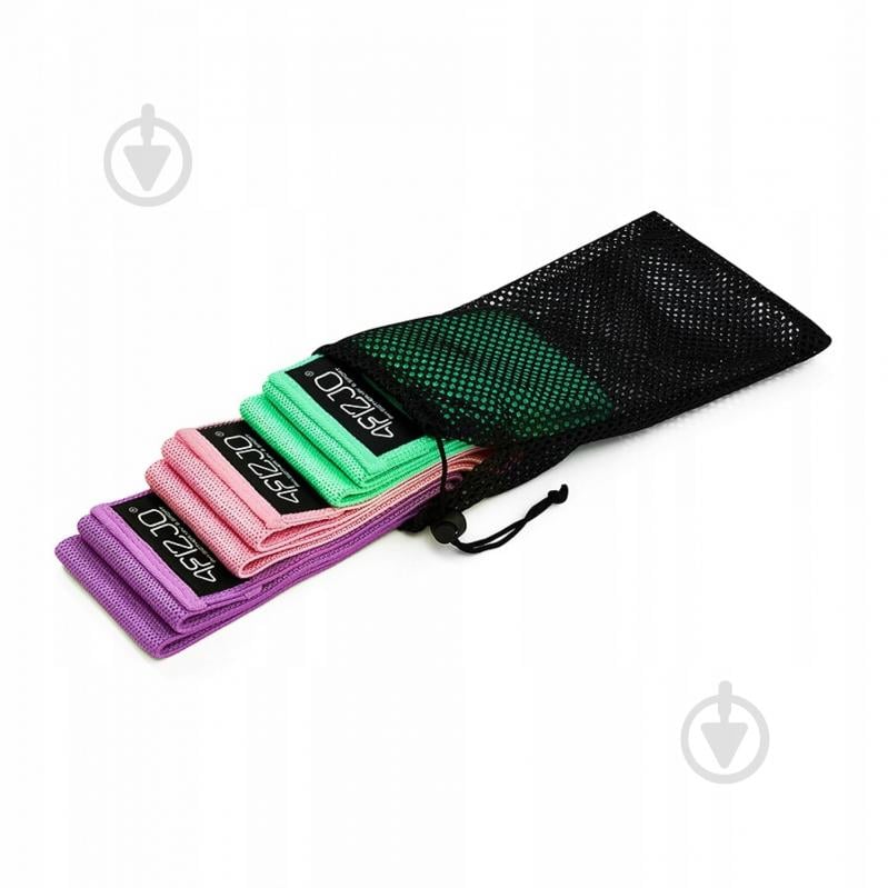 Резинка для фітнесу 4fizjo Hip Band 3 шт. 5907739312983 4FJ0296 різнокольоровий - фото 8