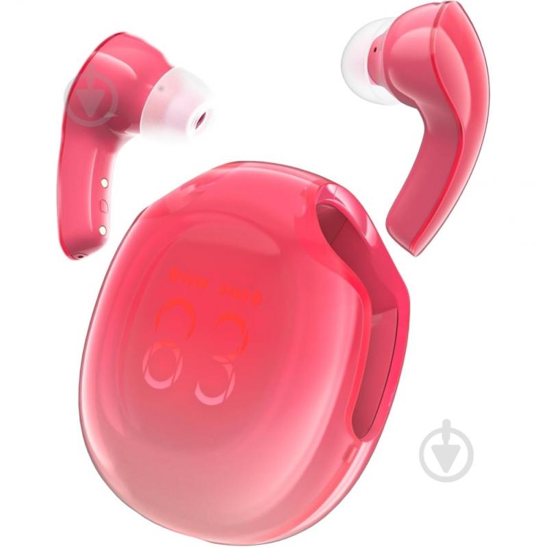 Bluetooth-гарнітура Acefast T9 red (6974316282532) - фото 2