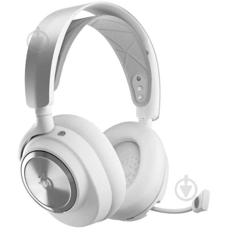 Гарнітура ігрова SteelSeries Arctis Nova Pro Wireless white (61526) - фото 2 Гарнітура ігрова SteelSeries Arctis Nova Pro Wireless white (61526) - фото 2