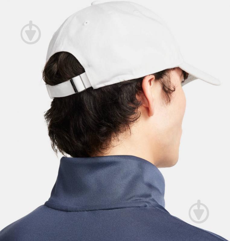 Кепка Nike U NK CLUB CAP U CB ARMX PTCH L FN4402-100 S-M білий - фото 4